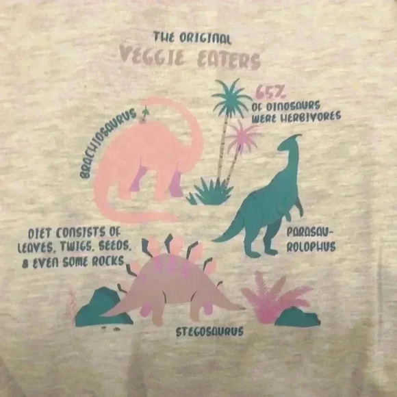 Rumi + Ryder The everyday graphic tee size medium (8-10). Light grey. - Picture 4 of 7